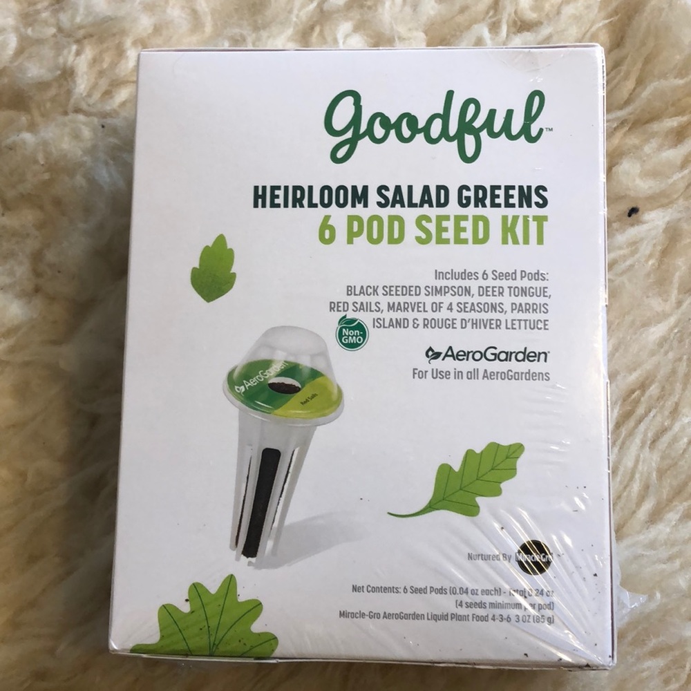 Heirloom salad green seed kit